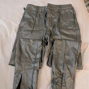 Black skinny Leather Pants